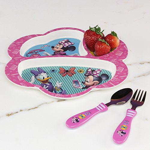 Zak Designs Minnie Easy Grip Fork & Spoon Set Zak Designs Minnie Easy Grip Fork & Spoon Set